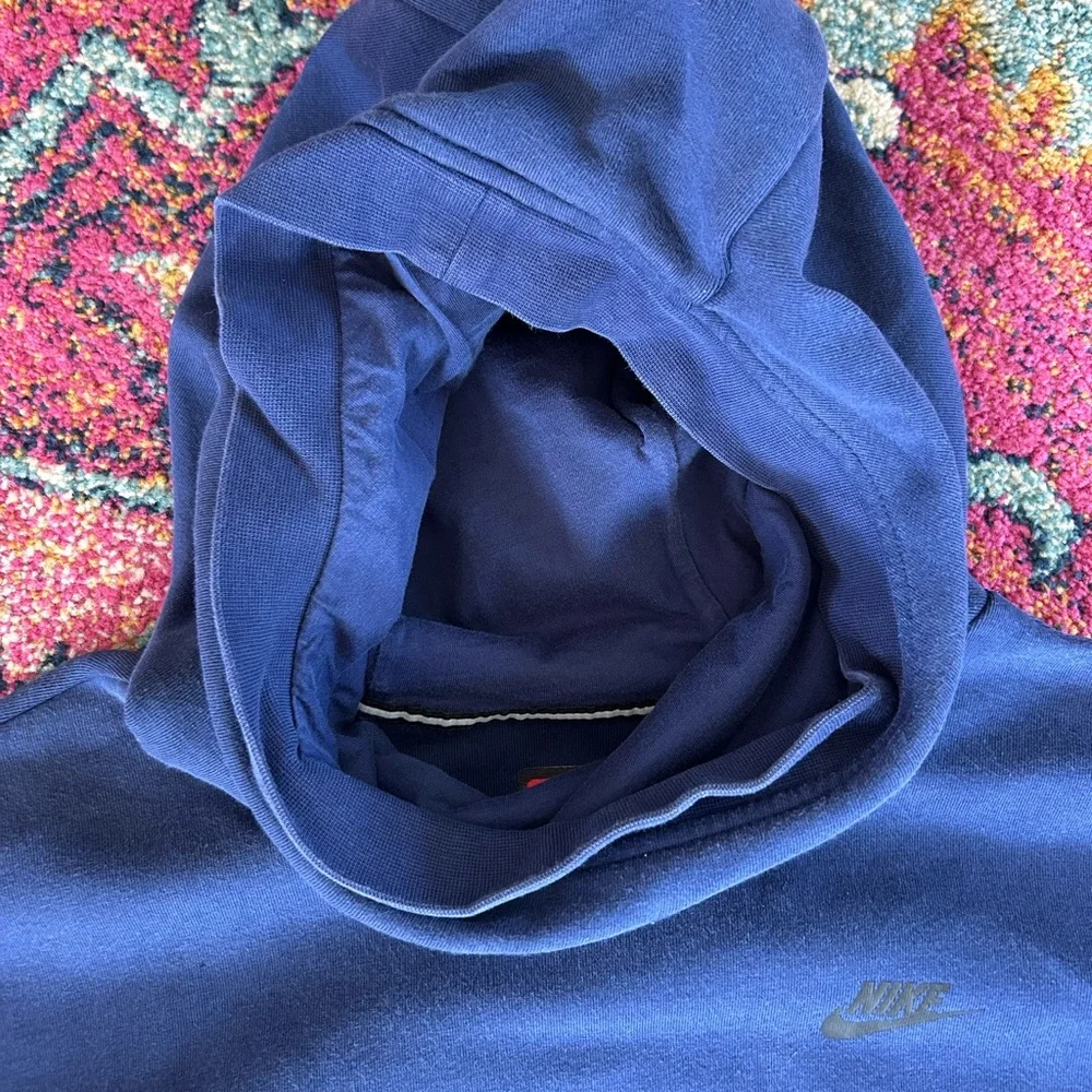 Nike | Women’s Dark Blue Funnel Neck Pullover Sweatshirt Side Pockets Size S
